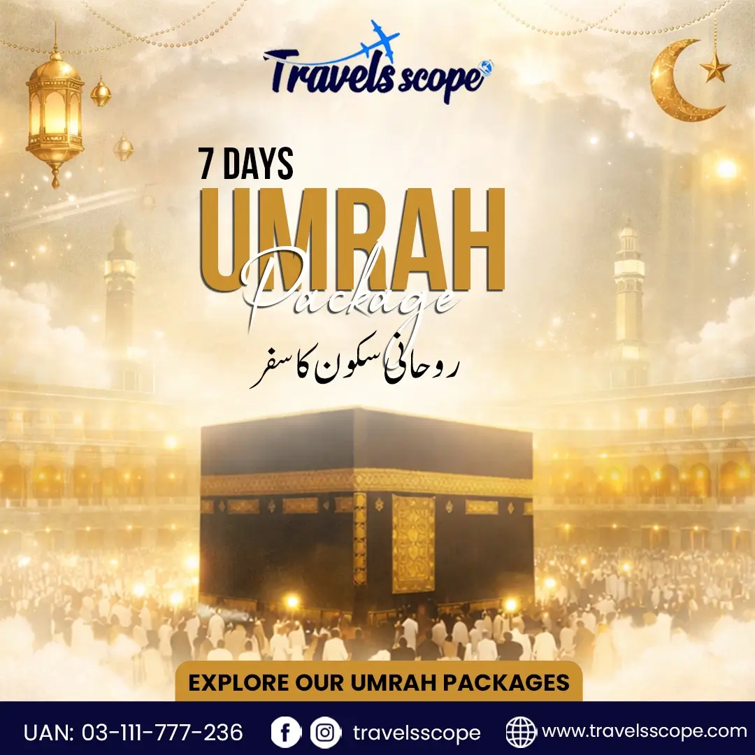 7 Days Umrah Packages from lahore