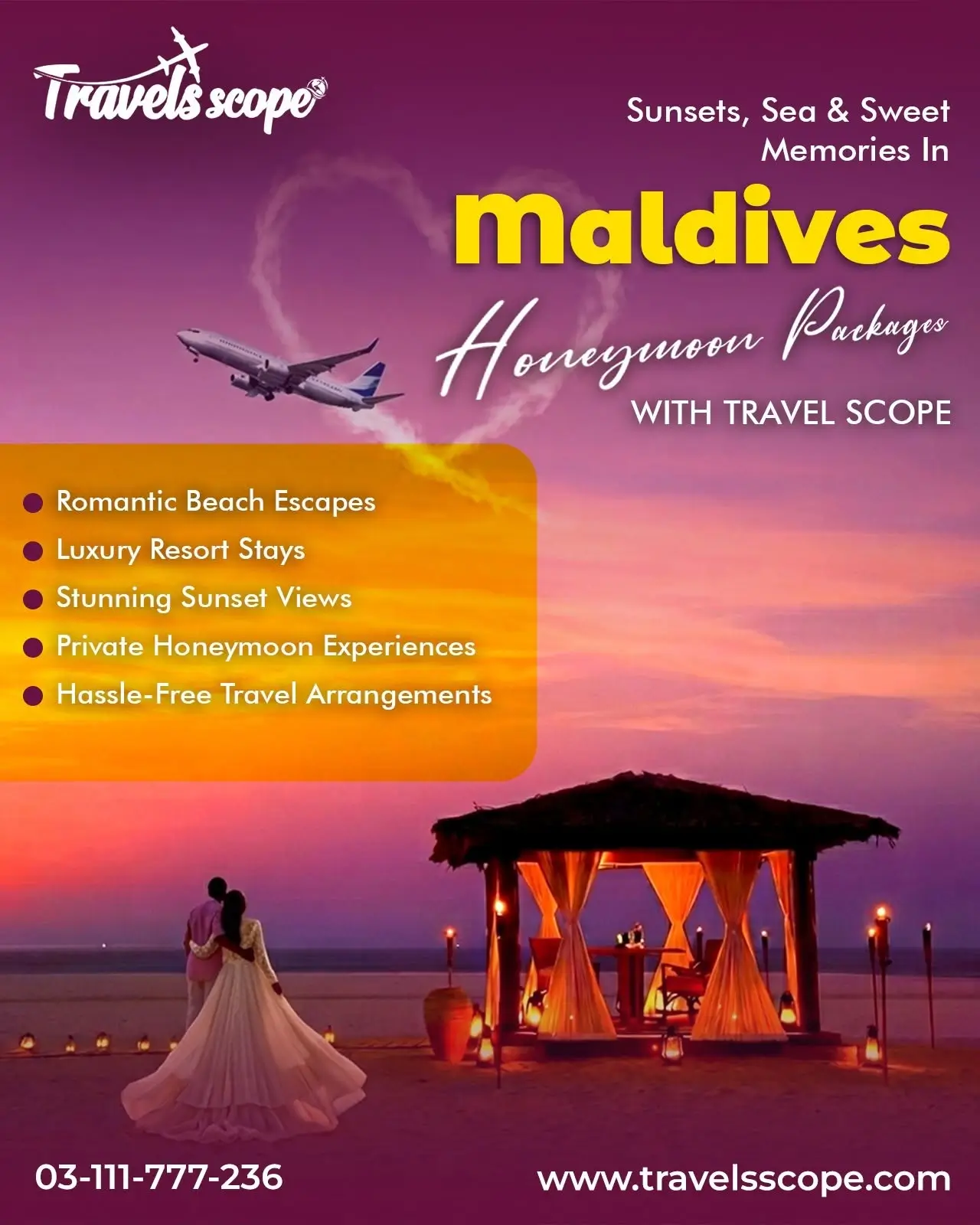 Maldives Honeymoon Tour Packages from Lahore Pakistan