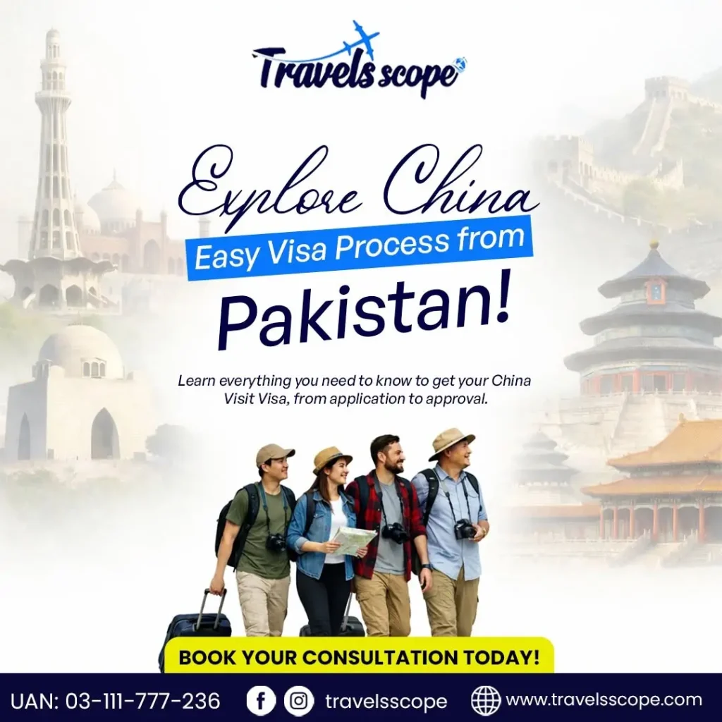 China visa from pakistan