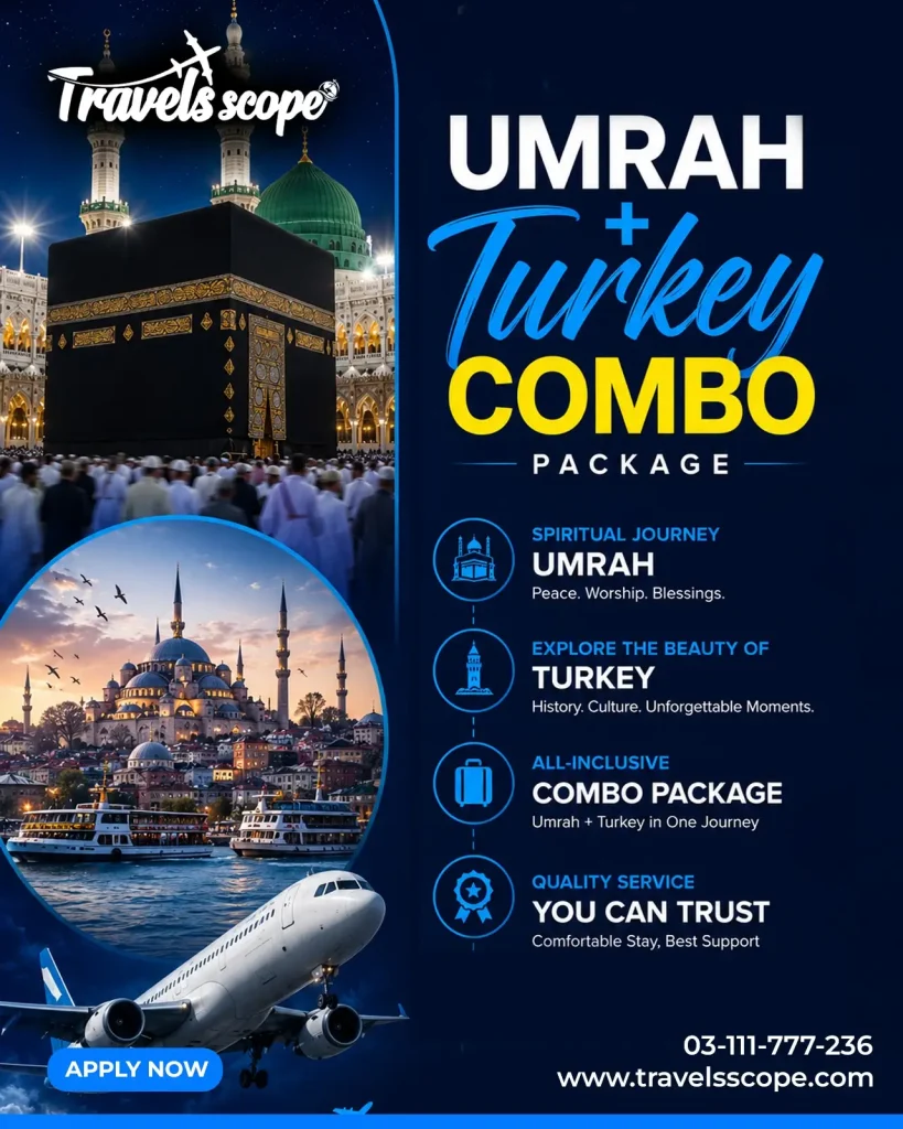 Umrah + Turkey Combo Package