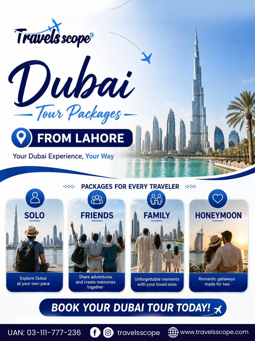 Dubai Tour Packages From Lahore Pakistan